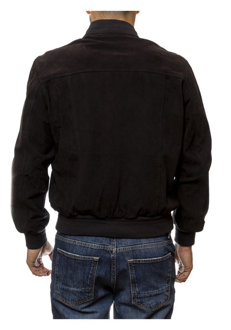 blue suede jacket PK BY PASKAL | 003CAM-BLU